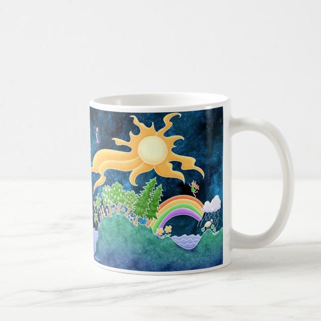 De Café Caneca da terra - floresta do arco-íris (Direita)