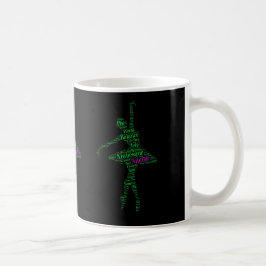 De Café Caneca da tipografia: Bailarina