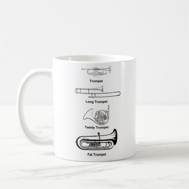 De Café Caneca da trombeta (Esquerda)