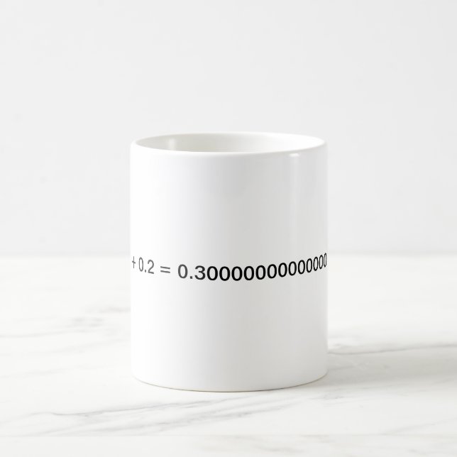De Café Caneca da vírgula flutuante (Centro)