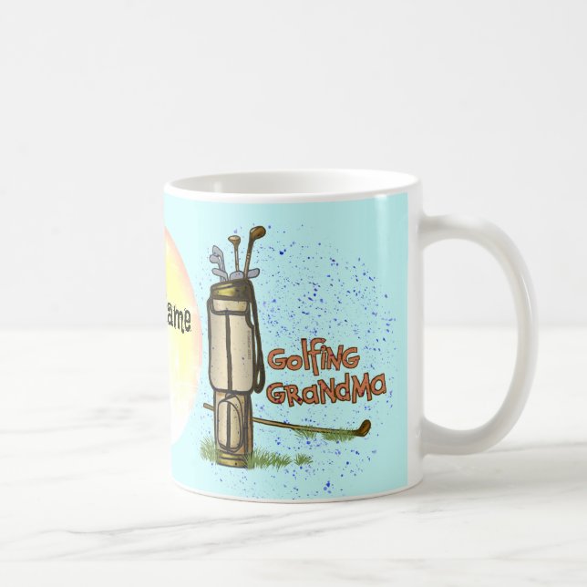 De Café Caneca da Vovó Golfista (Direita)