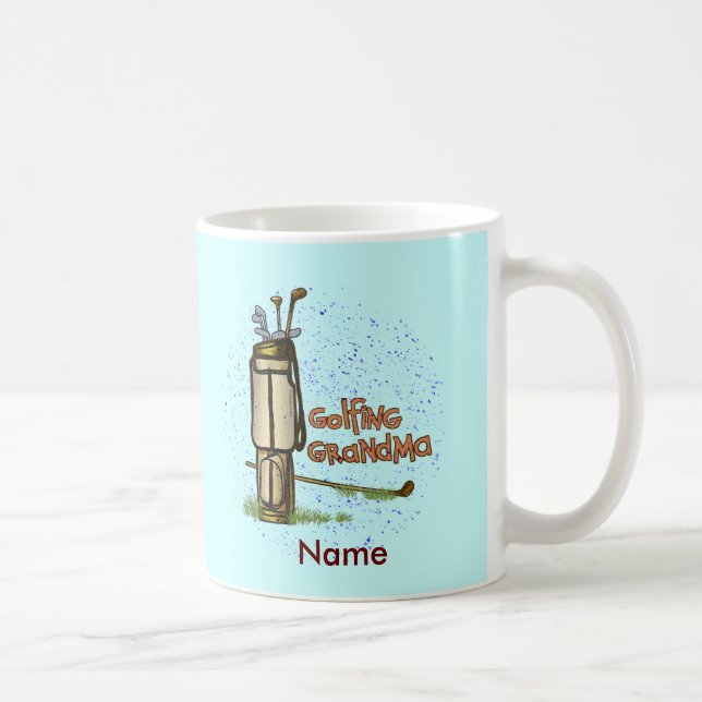 De Café Caneca da Vovó Golfista (Direita)