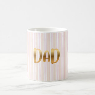 De Café Caneca DAD dourada elegante
