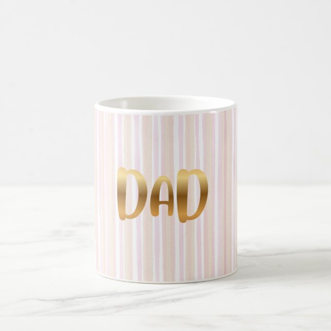 De Café Caneca DAD dourada elegante (Centro)