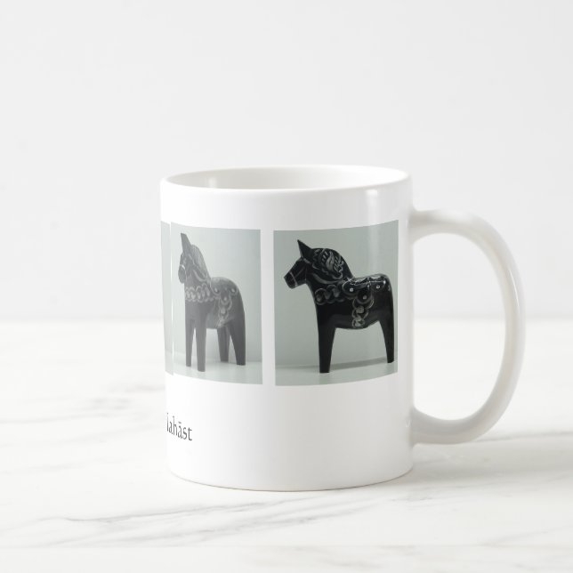 De Café Caneca DALA HORSE - preta (Direita)