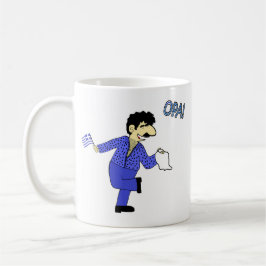 De Café Caneca Dançarina Grega OPA!