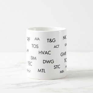 De Café Caneca das abreviaturas da arquitetura