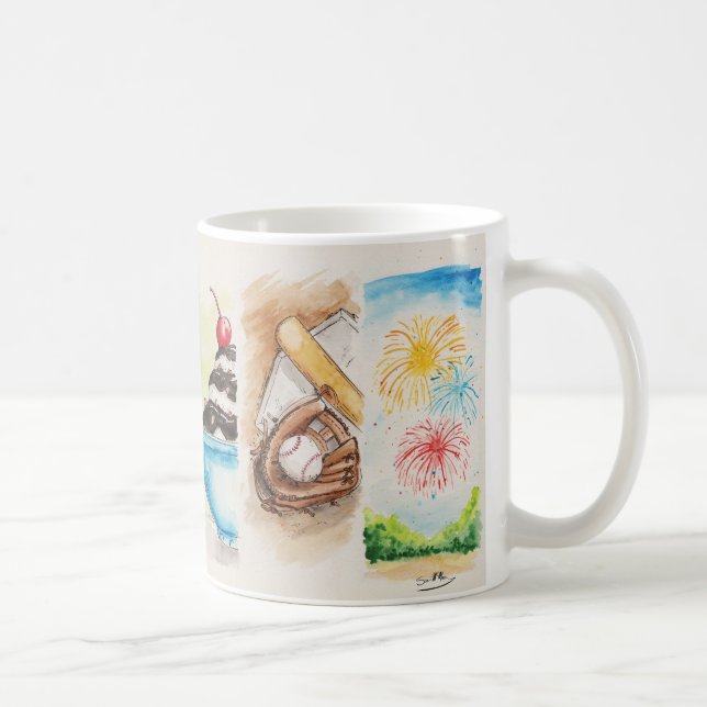 De Café Caneca das bandeiras do verão do Lombard (Direita)