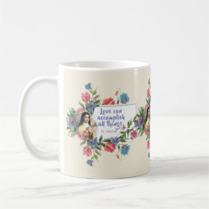 De Café Caneca das citações do amor do St. Therese