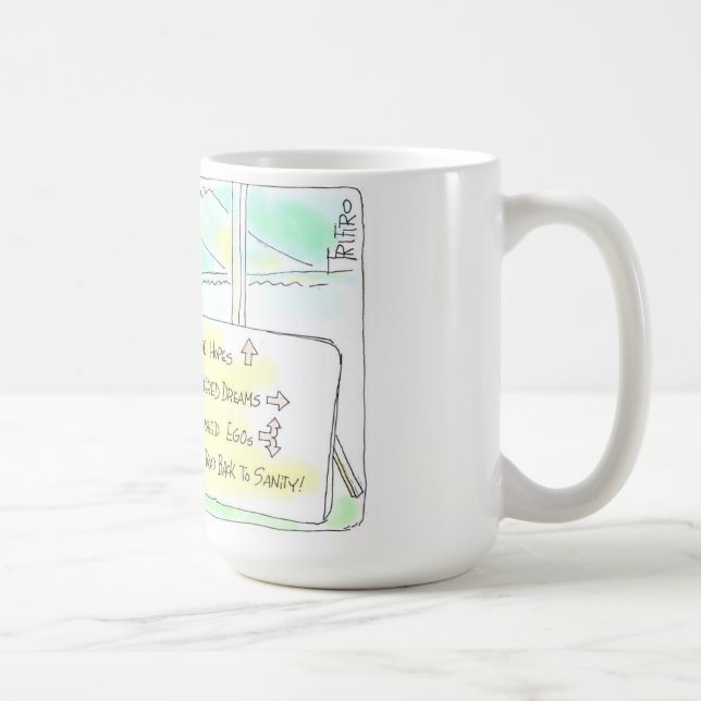 De Café Caneca das esperanças falsas (Direita)