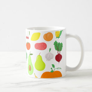 De Café Caneca das frutas e legumes