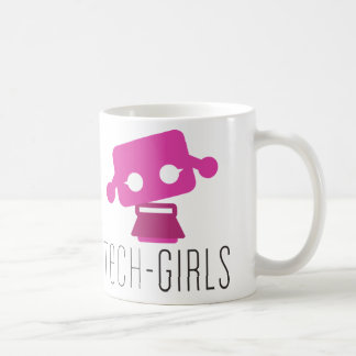 De Café Caneca das meninas da tecnologia com ponto roxo