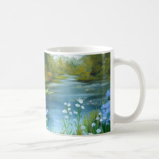 De Café Caneca das papoilas azuis