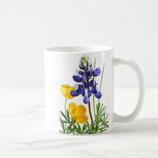 De Café Caneca das papoilas do Lupine