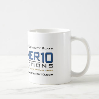 De Café Caneca das produções Corner10 (branca)