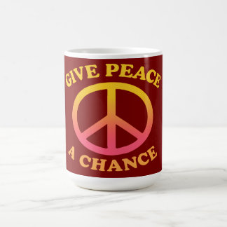 De Café Caneca 'Dê uma Chance à Paz'
