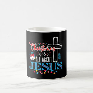 De Café Caneca Decorativa com Cruz e Sininhos