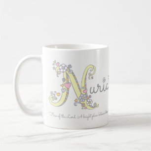 De Café Caneca decorativa do monograma do significado