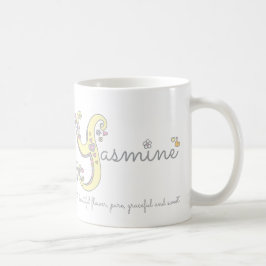 De Café Caneca decorativa do monograma do significado