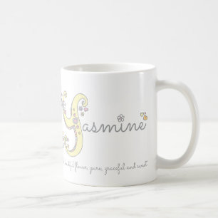 De Café Caneca decorativa do monograma do significado