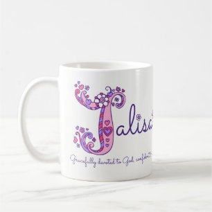 De Café Caneca decorativa do monograma do significado