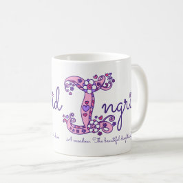 De Café Caneca decorativa do monograma do significado
