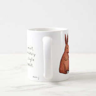 De Café caneca defumo do coelho