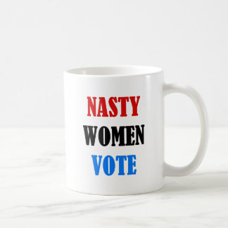 De Café Caneca desagradável do voto das mulheres