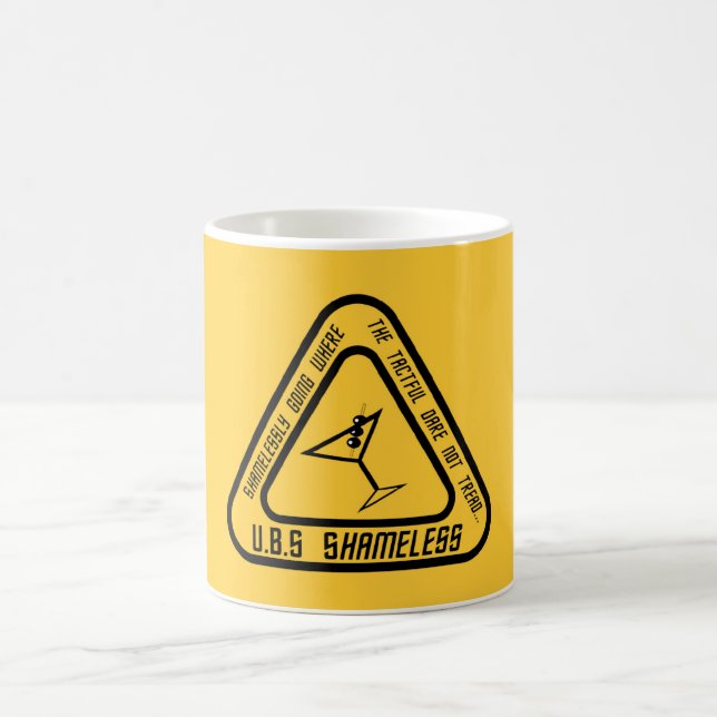 De Café Caneca desavergonhado do logotipo da bandeira (Centro)