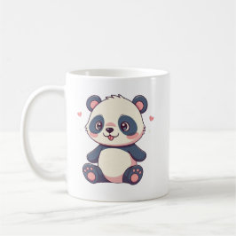 De Café caneca design kawaii panda