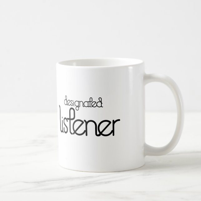 De Café Caneca designada do ouvinte (Direita)