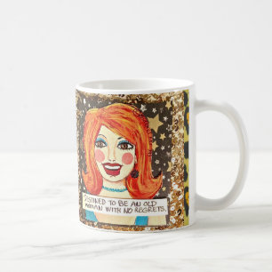 DE CAFÉ CANECA DESTINADA PARA SER UMA MULHER ADULTA