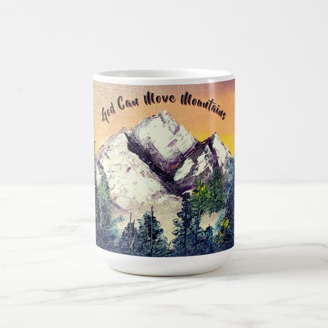 De Café Caneca Deus Pode Mover Montanhas (Centro)