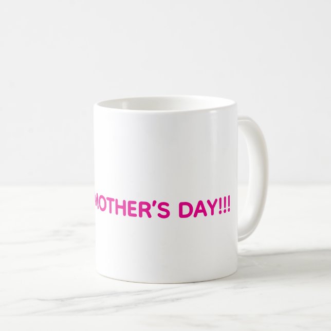 De Café Caneca Dia das Mães Feliz (Frente Esquerda)