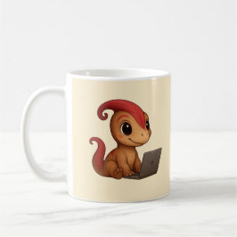 De Café Caneca Dino - Dino Kammli no Laptop