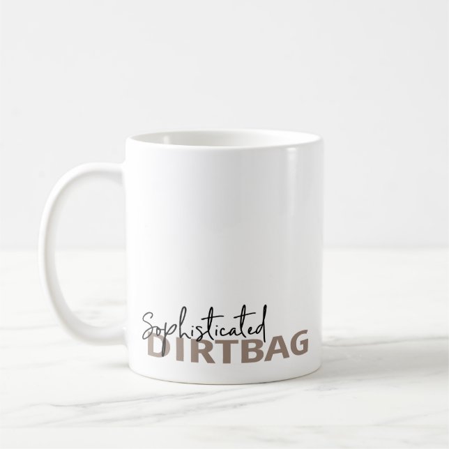 De Café Caneca Dirtbag sofisticada (Esquerda)