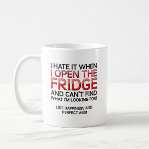 De Café Caneca Divertida Abrir a Geladeira