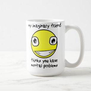 De Café Caneca Divertida Amigo Imaginário Problemas Mentai