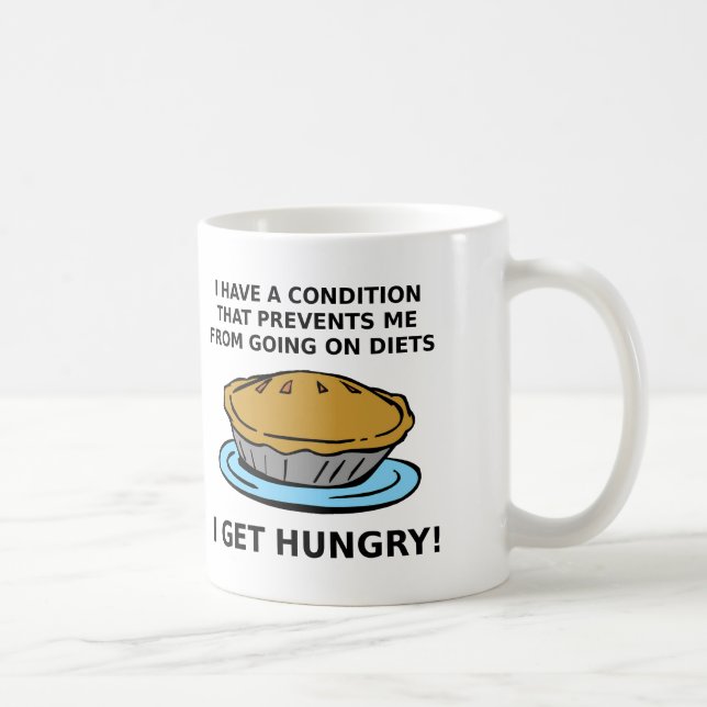 De Café Caneca Divertida Condição Faminta (Direita)