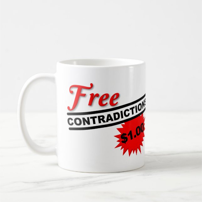 De Café Caneca Divertida Contradições Gratuitas (Esquerda)