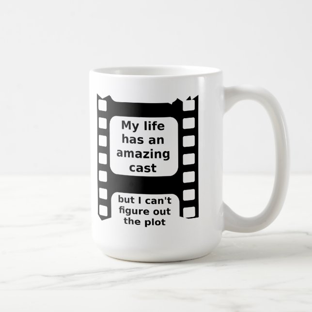 De Café Caneca Divertida Descobrir a Trama (Direita)