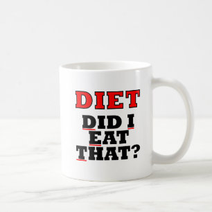 De Café Caneca Divertida DIETA