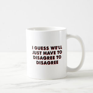 De Café Caneca Divertida Discordar para Discordar