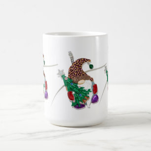 DE CAFÉ CANECA DIVERTIDA DO GNOME PARA O NATAL/TAMBÉM PARA