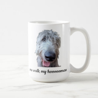 De Café Caneca Divertida do Irish Wolfhound – Eu Levo Meu