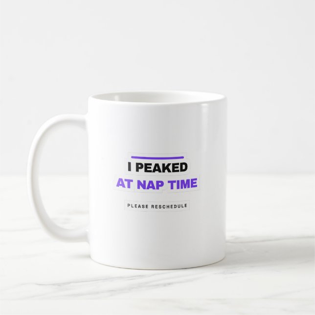 De Café Caneca Divertida 'Eu Atingi o Pico na Hora da Sone (Esquerda)