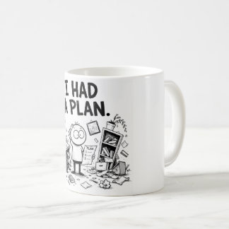 De Café Caneca Divertida 'Eu Tinha um Plano'