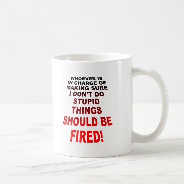 De Café Caneca Divertida Fazendo Coisas Estúpidas (Direita)