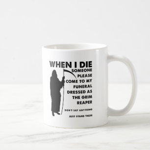 De Café Caneca Divertida Funeral da Morte