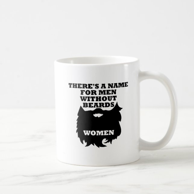 De Café Caneca Divertida Homens Sem Barbas (Direita)